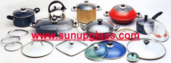 all shapes tempered glass cover for cookware